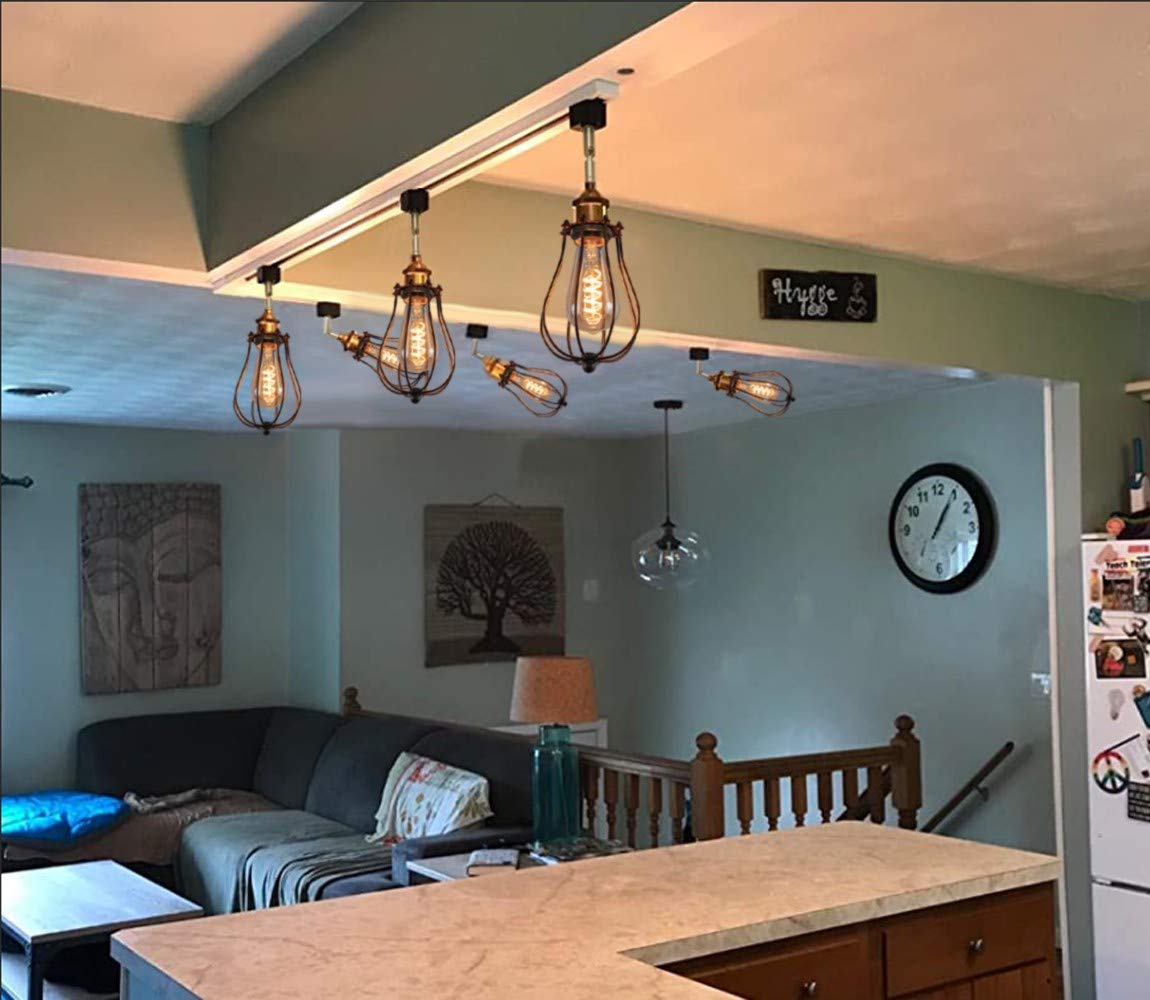 Amazon.co.jp : FSLiving レトロ LEDスポットライトダクトレール用